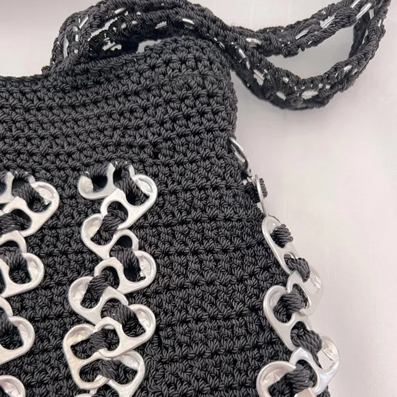 Unique soda can pop top bag! Handmade with care, crochet purse,  eco-friendliness